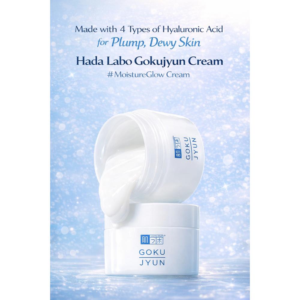 Hada Labo Gokujyun Creme 50ml – Das japanische Geheimnis für strahlende Feuchtigkeit