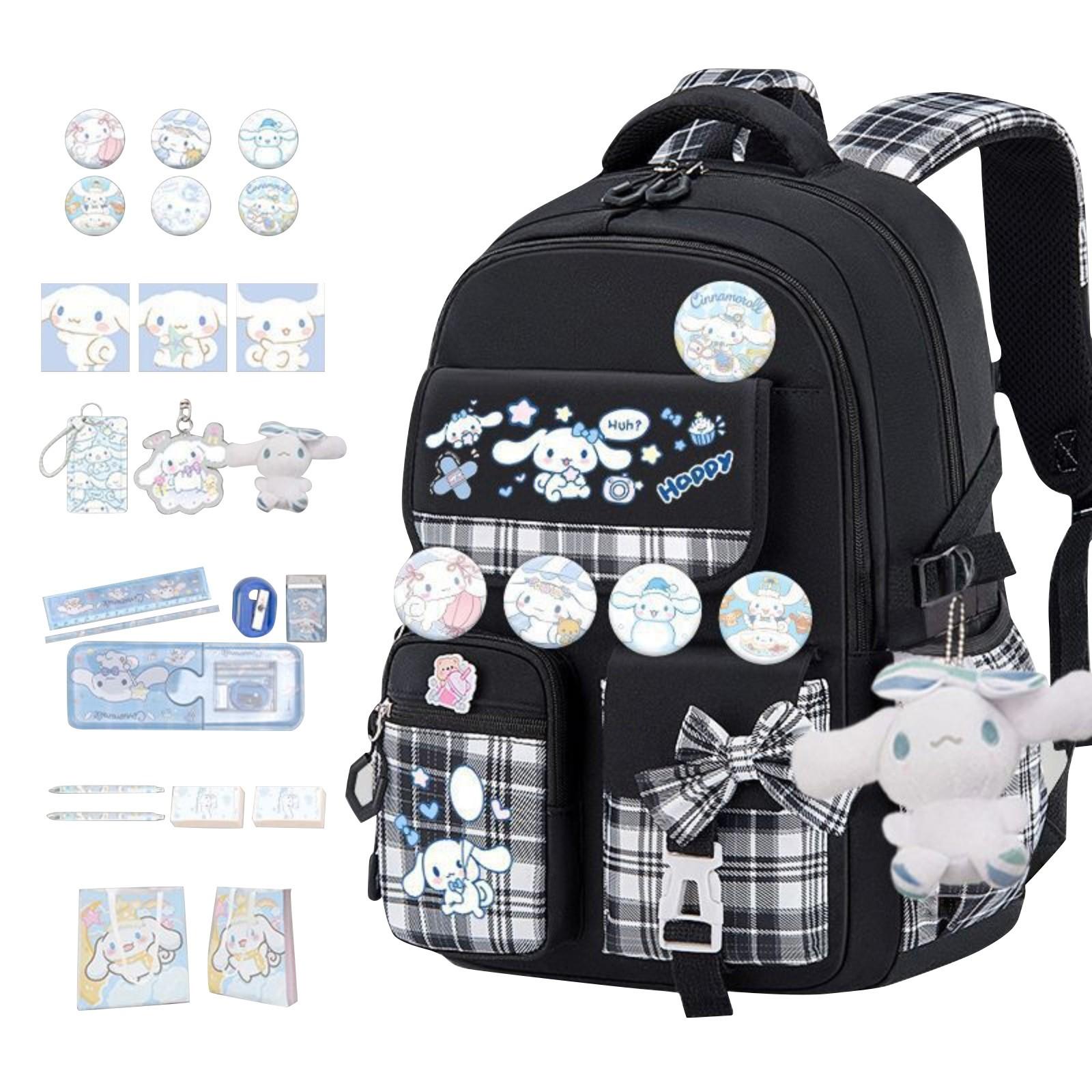 

Student Backpack, Cartoon Backpack, Travel Backpack One Size чёрный