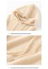 Women's Long Sleeve Cashmere Drawstring Hoodie – Autumn/Winter Versatile Knit Sweater Top