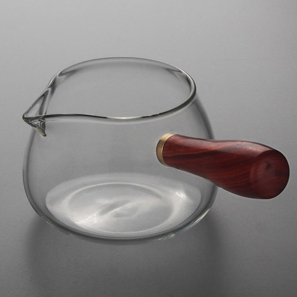 STOBOK Japanese Teapot Glass Tea Maker with Side Handle Milk Warmer Pot pour Coffee Kettle Tokoname Kyusu Teapot Vintage Butter Warmer for Home