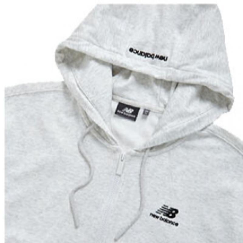 New Balance Half Club  Nbmdc21053 Lg Essential Single Mesh Hoodie Zip Up Unisex Hoodie