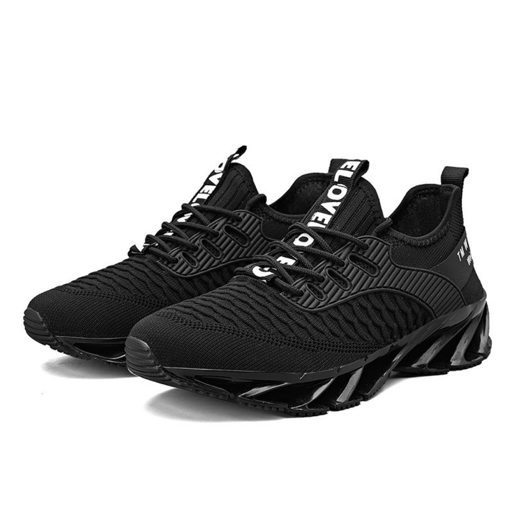 Men's Training Shoes Breathable Mesh Trendy Sports Running Shoes Blade Fish Scale Sole