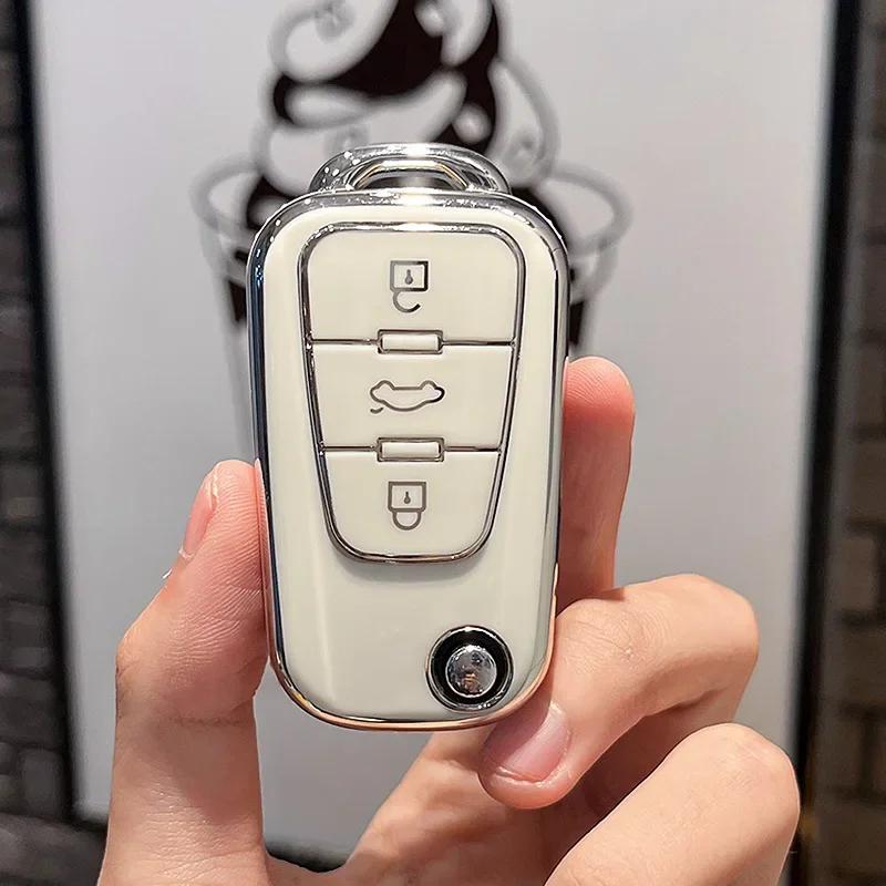 3 Buttons Housing Remote Fit For Mg Mg3 Mg5 Mg6 Mg7 Gt Gs Fit For Roewe 350 360 750 W5 Tpu Auto Key Fob Cover Case Automotive Auto Accessories