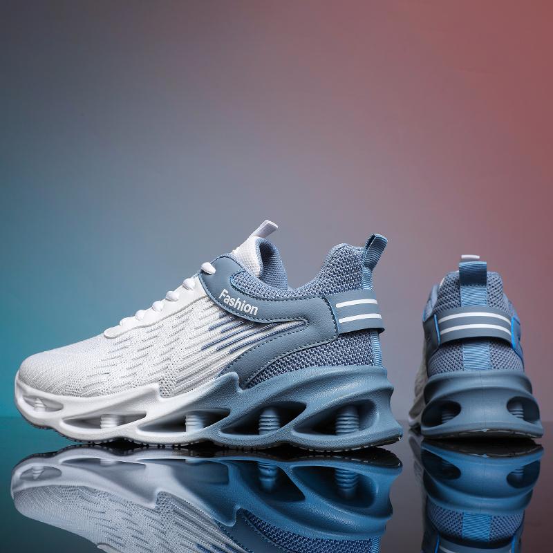 Fashion PARZIVAL New Men Sneakers Spring Summer Breathable Running Tennis Shoes Cushioned Sole Outdoor Sports Men Shoes Tenis Masculino