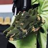 Unisex Breathable Camouflage Shoes - Non-slip, Outdoor Fly-knit Casual Sneakers for Spring & Autumn
