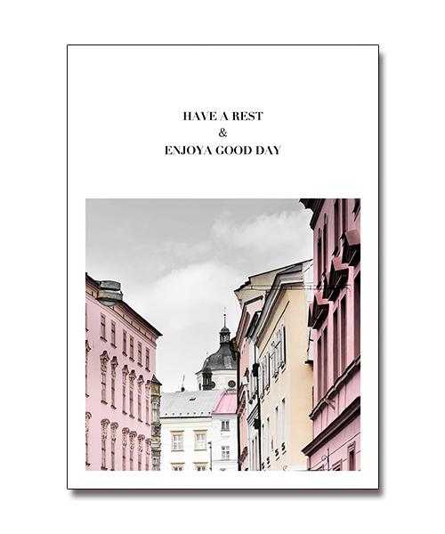 Pink Flower Posters Paris Tower Picture Nordic Canvas Painting for Living Room Girls Bedroom Wall Art Prints Fashion Home Decor