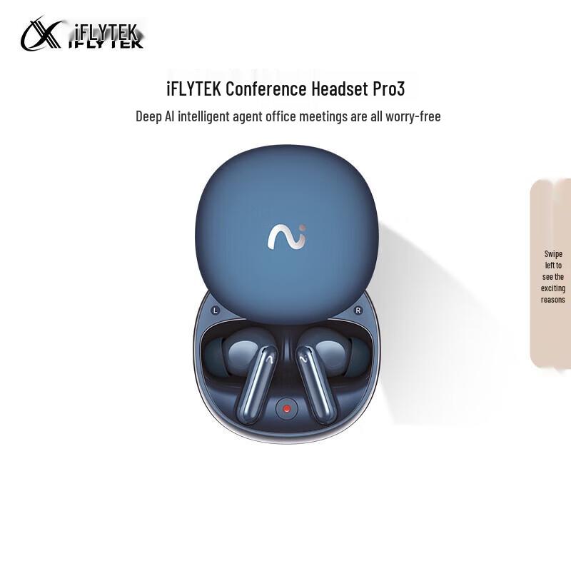 

iFLYTEK Pro 3 AI Noise-Cancelling Wireless Earbuds
