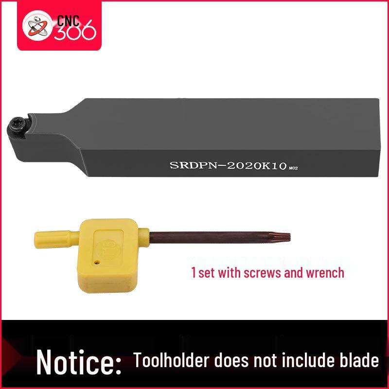CNC 45° Ball Nose Turning Tool Holder SRDPN1616/2020K10T3 for Arc Lathe