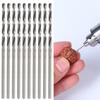10Pcs Straight Shank Twist Drill Bits for Jewelry Beads Punch Drilling Tools 1.6mm Straight Shank Twist Drill Bits Drill Bits