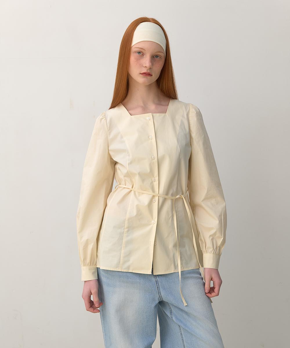 320 Showroom Rêve Waist Belt Blouse Cream Cream/Free