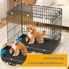 Thickened Wire Folding Dog Cage for Large and Medium Pets