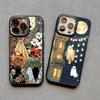 Mode Geist Kreativität Handyhülle Für iphone 16 15 14 11 13 12 Pro MAX Rückseite X XS XR max 7 8 Plus Hüllen solt matt Schale