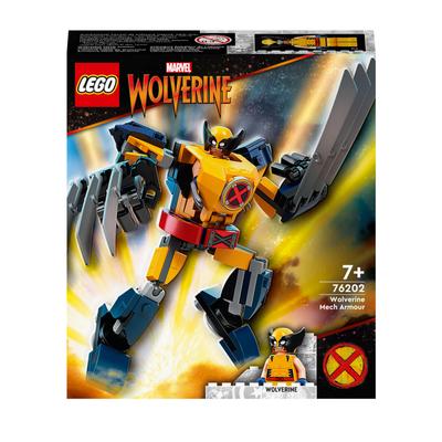 LEGO Super Heroes Wolverine Mecha Suit 76202 Toy Block Present Super Hero American Comics Sentai Hero Boys Ages 7 and Up