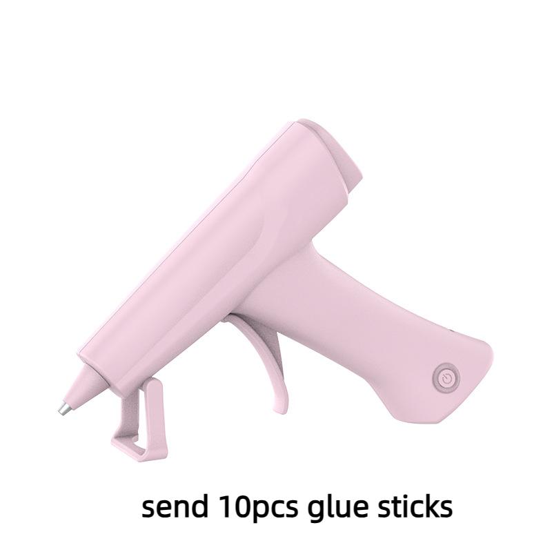 20W Mini wiederaufladbare Typ kabellose Heißschmelzklebepistole Haushalts-Industriepistolen Handwerkzeuge DIY Kunst Zuhause Schnelle Reparaturen Handwerk