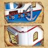 Non-Toxic New Pirate Ship Building Blocks Sets Creative Sailing Boat Moc Bricks Model Stem Educational Toys For Kids Children Adult Gifts Diy