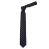 Tie Sakura Necktie 2 Color Set Navy Sword Width 7cm Length 142cm [Fortuna Tokyo] 15. Men's FT-TSET15 Blue/Pink (Free Size)