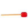 Drum Mallet Soft Felt Head Drumstick with Long Handle for Xylophone Timpani Beater Red