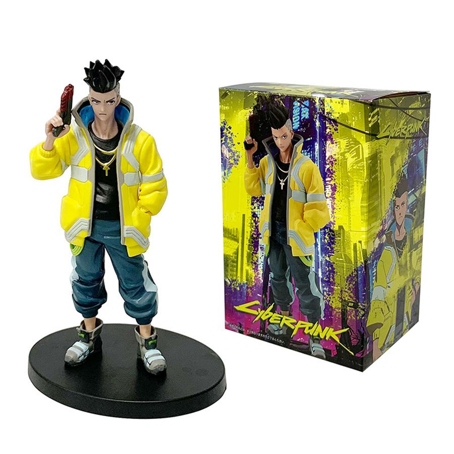 Cyberpunk 17cm Edgerunners Anime Figure Super Hacker Lucy Action Figure Street Man David Figurine PVC Adult Collection Model Toy