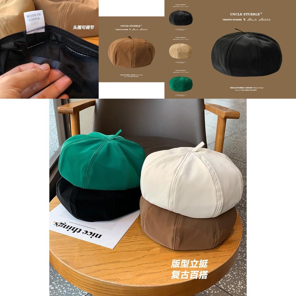 Elegant Pure Cotton Beret Hat For Women Spring Summer New Fashion Versatile Design