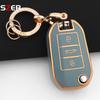 New Tpu Car Key Case Cover For Peugeot 208 308 408 508 2008 3008 4008 5008 For Citroen C3 C4 Cactus C6 C8 Protected Shell Fob