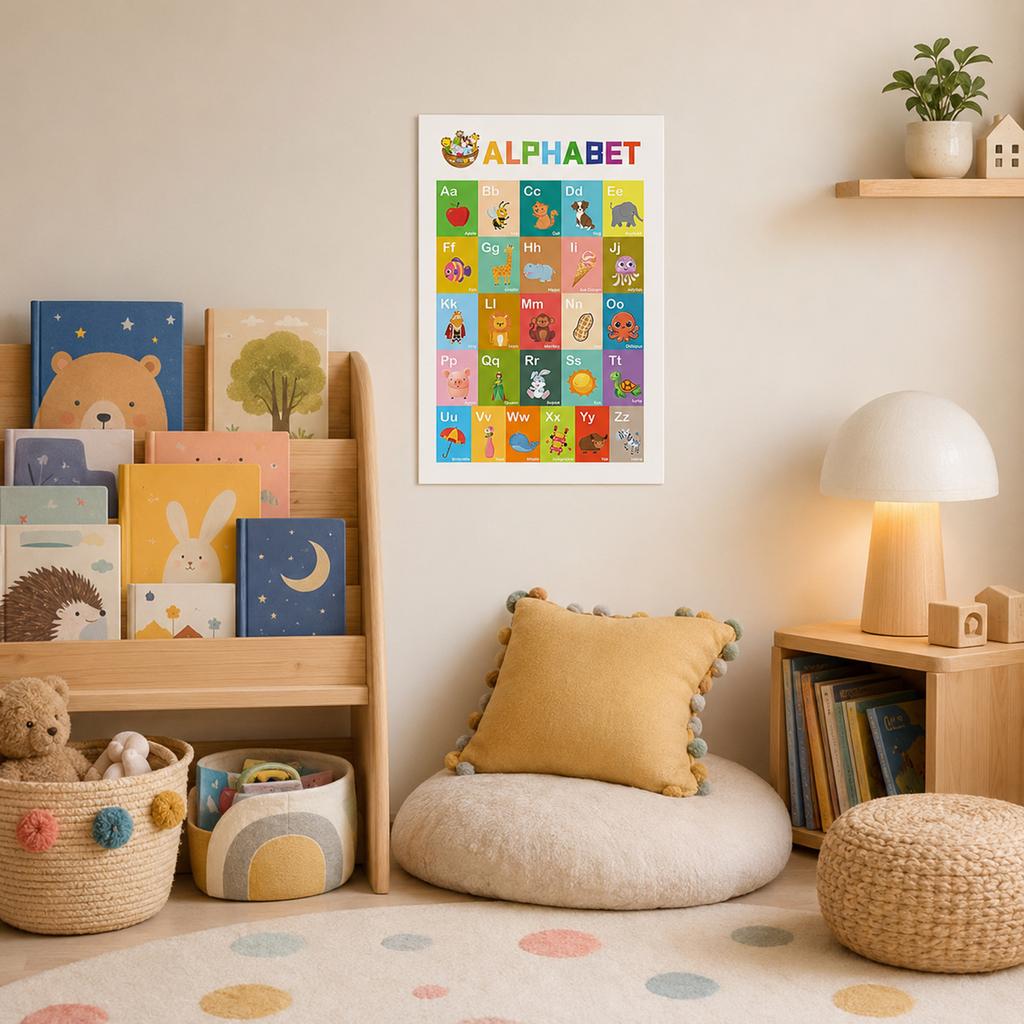 Rules for Preschool Kindergarten Elementary School Decorative Educational Chart for Early Learning