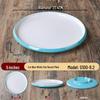 Nordic Melamine Two-Tone Round Plate