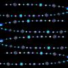 4m Paper Snowflake Streamer Romantic Reusable Christmas Hanging Streamer Glitter Durable Christmas Decoration Curtain Engagement