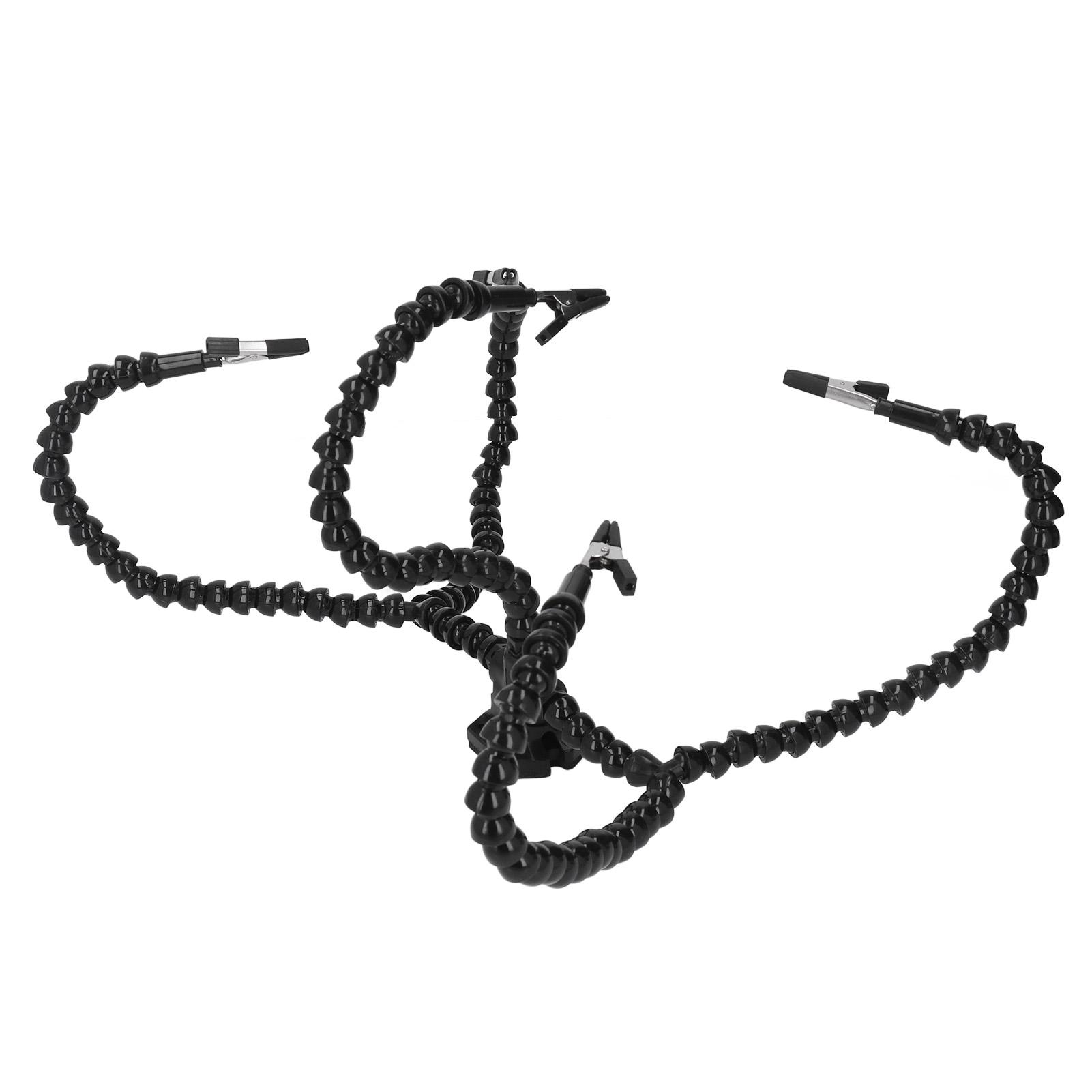 

Soldering Helping Hands Station PCB Flexible Third Hand Arms Tool for Crafts Workshop 5 Claws Blue