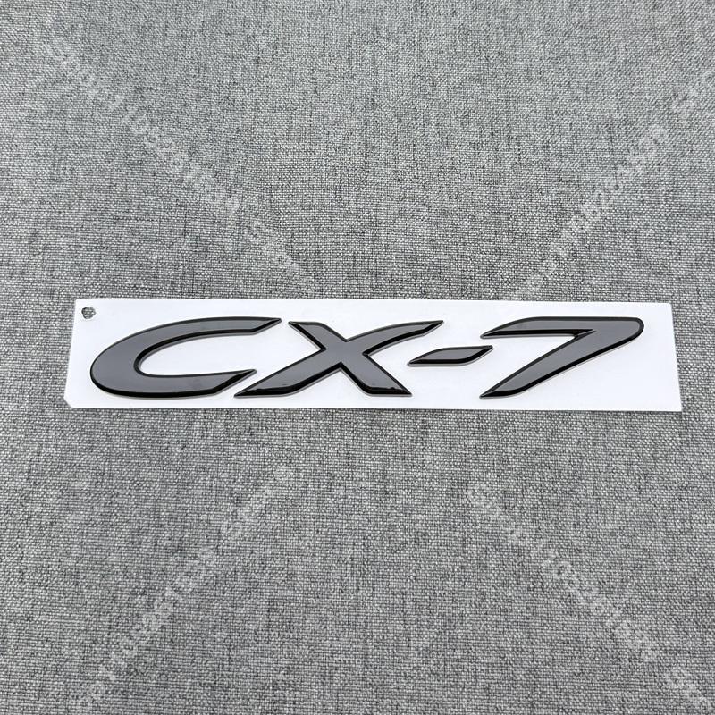 

For MAZDA CX-7 Car Rear logo Rear Bumper Tail Door Trunk Car Rear Emblem Sticker Front Grille Emblem Styling Accessories