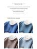Men's Pure Wool Loose Fit Sweater: Casual & Formal Round Neck for Autumn/Winter