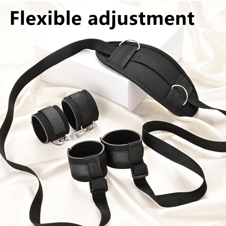 Bdsm Sex Bed Bondage Restraints Kit Straps Set Sex Ties for Ankles Wrists Handcuffs Set for Adults Bedroom