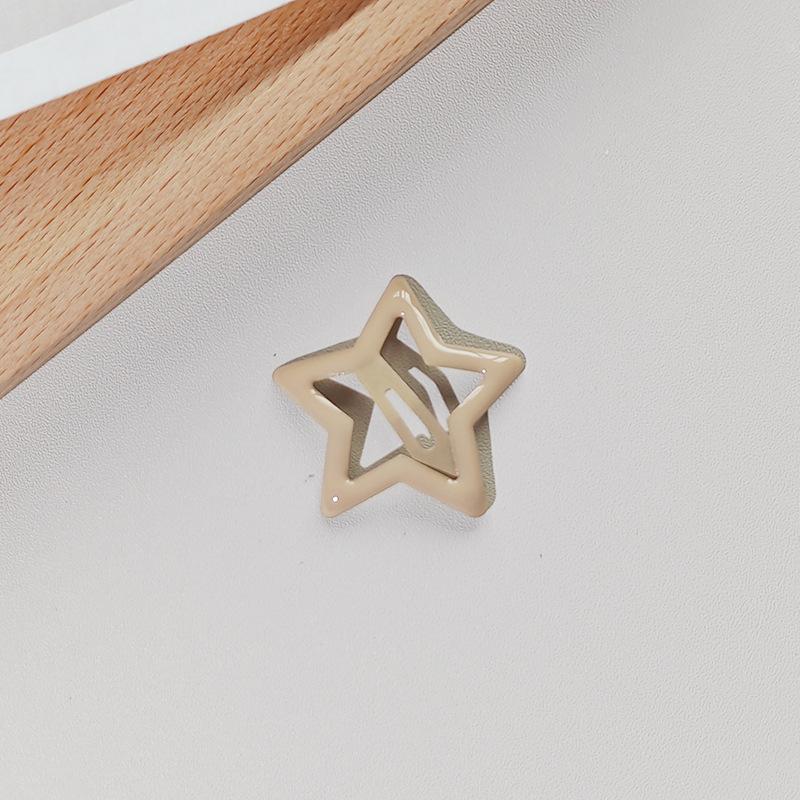 6/10pcs Y2k Mini Star Side BB Cute Hair Clip Korean Candy Colorful Dopamine Baby Headwear Girl Hair Pin Bangs Clip Kid Headwear