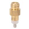 Soda Refill Adapter Machine Maker Brass Connector TR21‑4 Male Thread for Replacement
