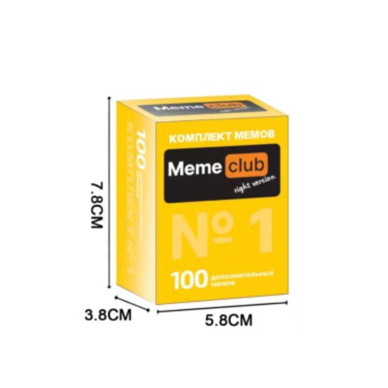Version Russian Meme Club Card Strategy Game Suitable For Party Interactions And
