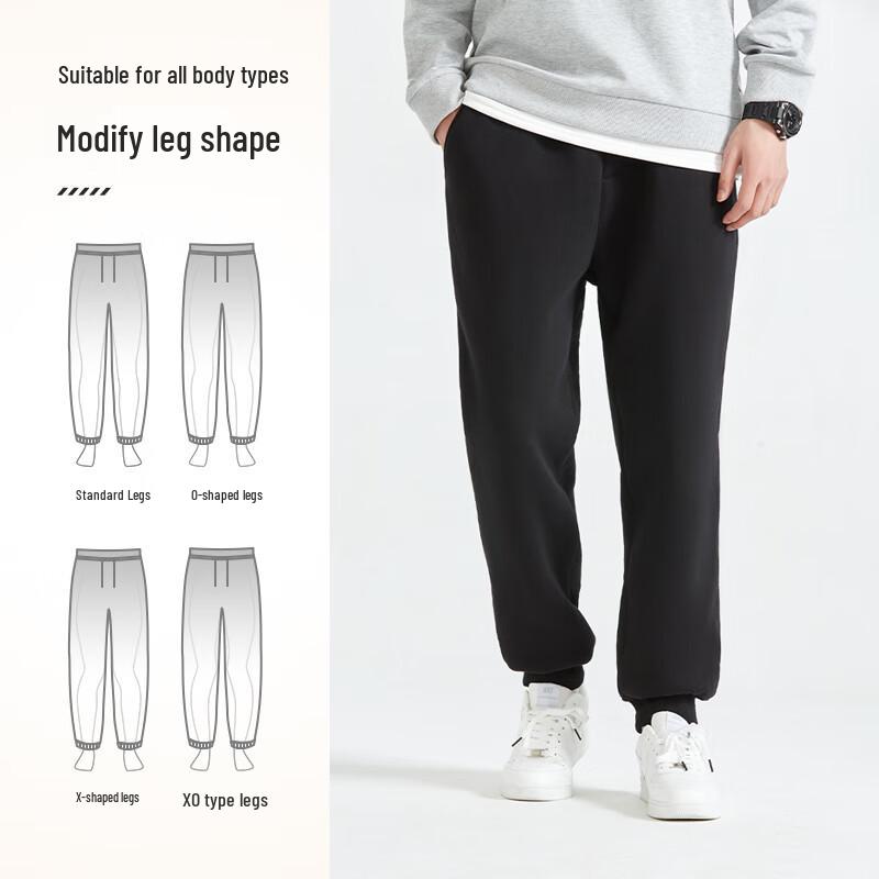 JEANSWEST LIFE Men's Winter Fleece-Lined Jogger Pants