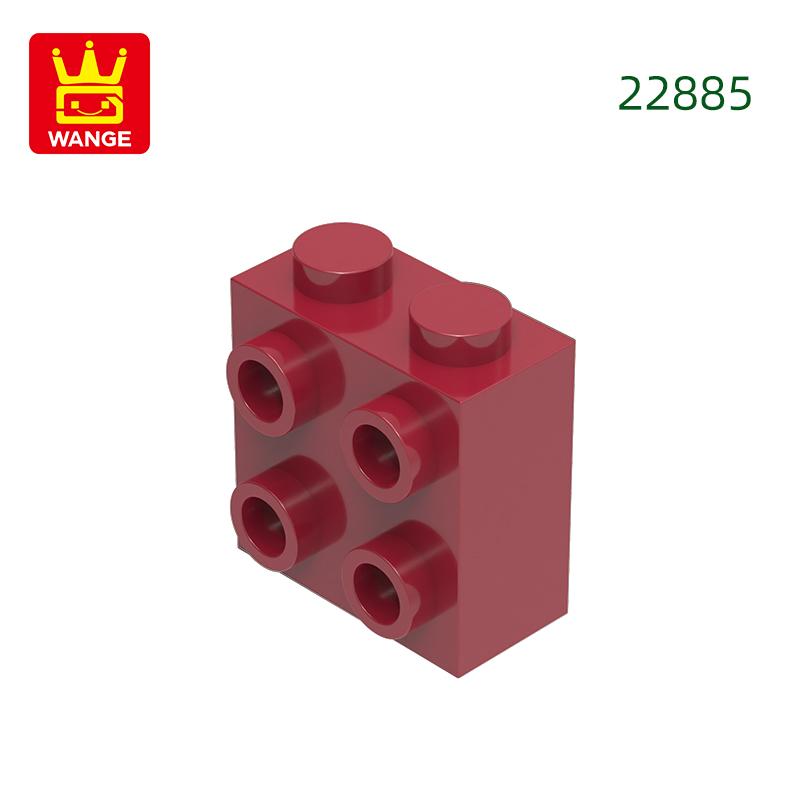 Non-Toxic 77Pcs/Lot 1X2X1 2/3 With Studs On 1 Side Block Moc Color Accessories Compatible With 22885 Brick Diy Children Toy Assembly