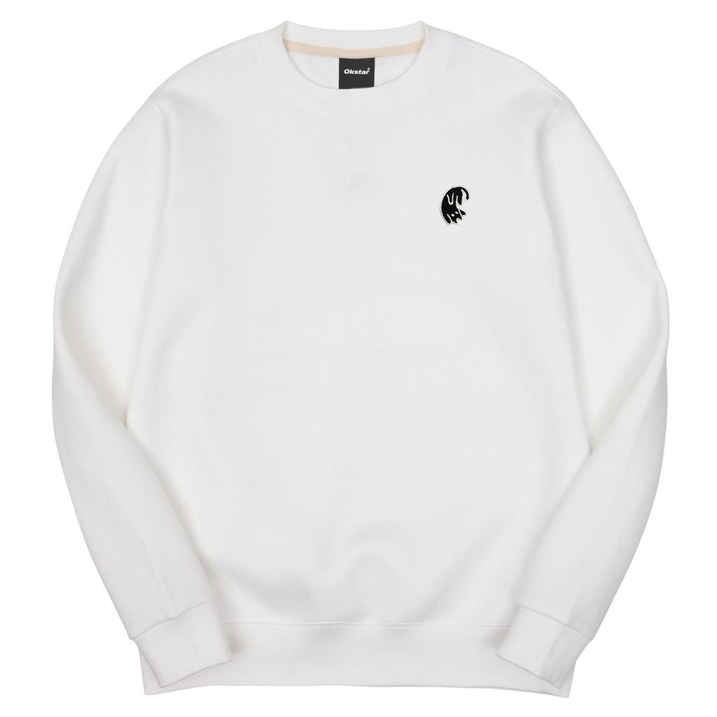 OKSTAR Rolled-Around Cat Embroidery Special Double-Sided Sweatshirt (Type C)