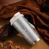 Portable 520ml Insulated Cup Double-drink Large Capacity Coffee Cup Luxury Titanium Cup