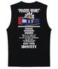 TRIPSHION Peaceful Resort Graphic Sleeveless - Black