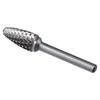 1/2'' Cutter Carbide Burr 1/4'' Shank Die Grinder Drill Bits Rotary File  Polishing