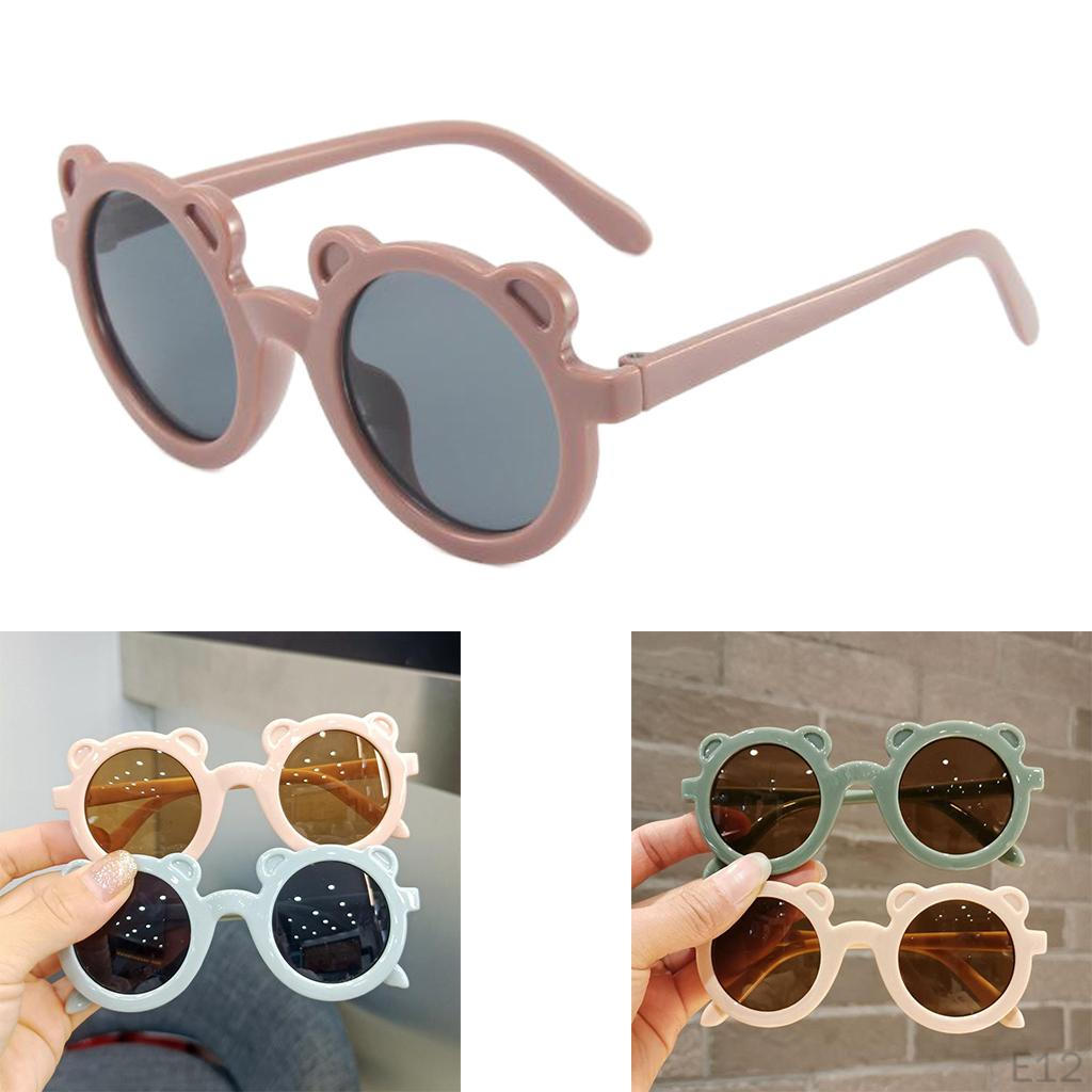 Bear Shape Sunglasses for Boys Girls Party Outdoor UV400
