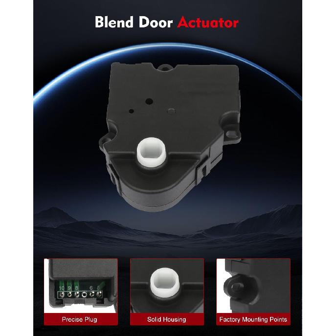 

Set of 2 Air Door Actuator A/C HAVC Heater Blend Door Actuator Replacement for 1992-1994 for Chevy for Blazer,1988-1994 for Chevy for C1500,1992-1994