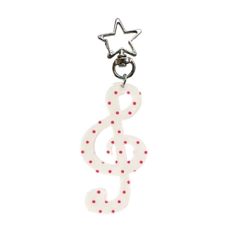 Portachiavi Creativo a Tema Musicale Gioiello Leggero Decorazione da Appendere per Uso Quotidiano o Regalo