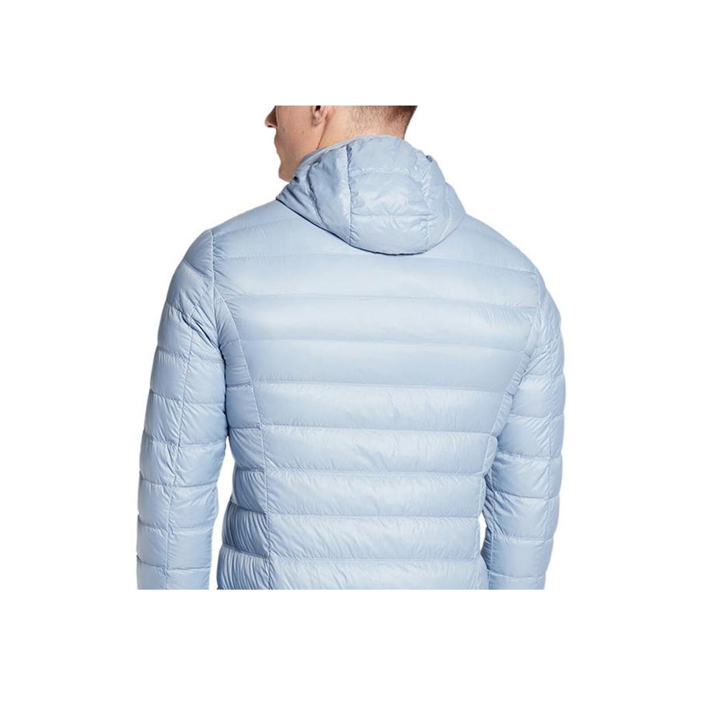 Emporio Armani EA7 Casual Solid Color Zipper Hooded Long Sleeve Down Jacket Men Jackets Blue 8NPB02-PN29Z-1506