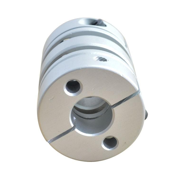 Link CNC Aluminum Alloy Double Diaphragm Coupling Clamp for Motor Screw Rod, D50 L63