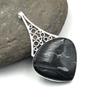 Natural Botswana Agate Gemstone 925 Sterling Silver Jewelry Designer Pendant 3" AJP-435