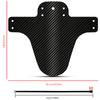 Bicycles Mudguard Adjustable Folding Bikes Front Rear Mud Guard Cycling Splash Guards for Mountain Bikes Riding