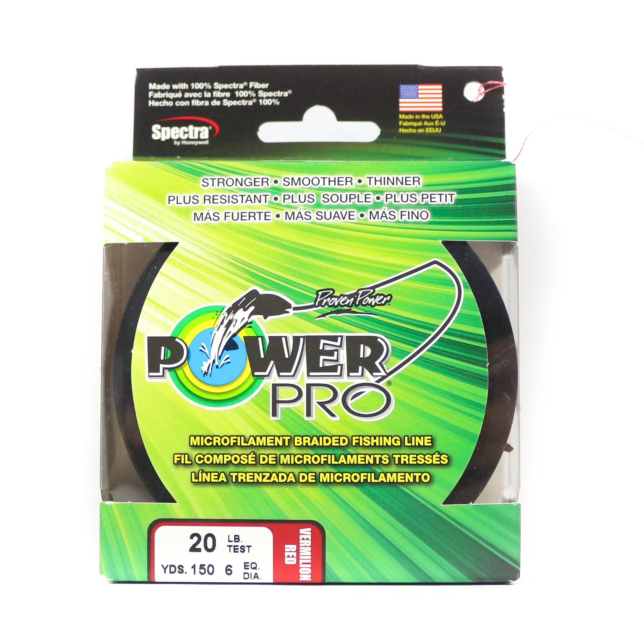 

Плетеная линия Power Pro Spectra 20 фунтов на 150 ярдов красного цвета (4762)