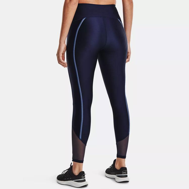 Under Armour Training Sports Tight Breathable Fitness Pants Women Bottoms Dark-Blue 1365351-410