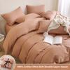Pure Cotton Bedding Set Four-piece Skin-friendly, Breathable and Comfortable Washed Sheets Quilt Covers Pillowcases